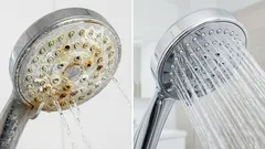 Ako odstrániť vodný kameň zo sprchovej hlavice? Tieto domáce riešenia z 2 produktov vrátia tlak vody späť