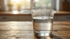 Pridajte čajovú lyžičku do pohára teplej vody. Začnite tým, že si o jeden stupeň rozšírite opasok.