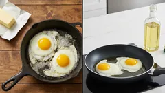 Maslo alebo rastlinný olej: ako správne vyprážať vajcia?